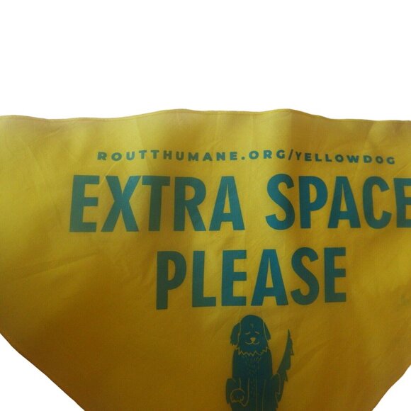 Dog Bandana Scarf Yellow Dog Extra space Open Space Routt County Colorado - Picture 2 of 11